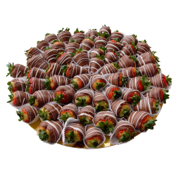 Bandeja de Fresas con Chocolate x 36, 65 o 100 Fresas