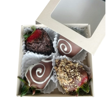 Caja x 4 Fresas (Empresarial)